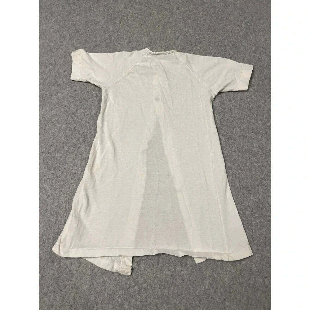 Carters Baby Infant‎ Kimono Jacket 3-6mos 100% Cotton Snap Closure White Vintage